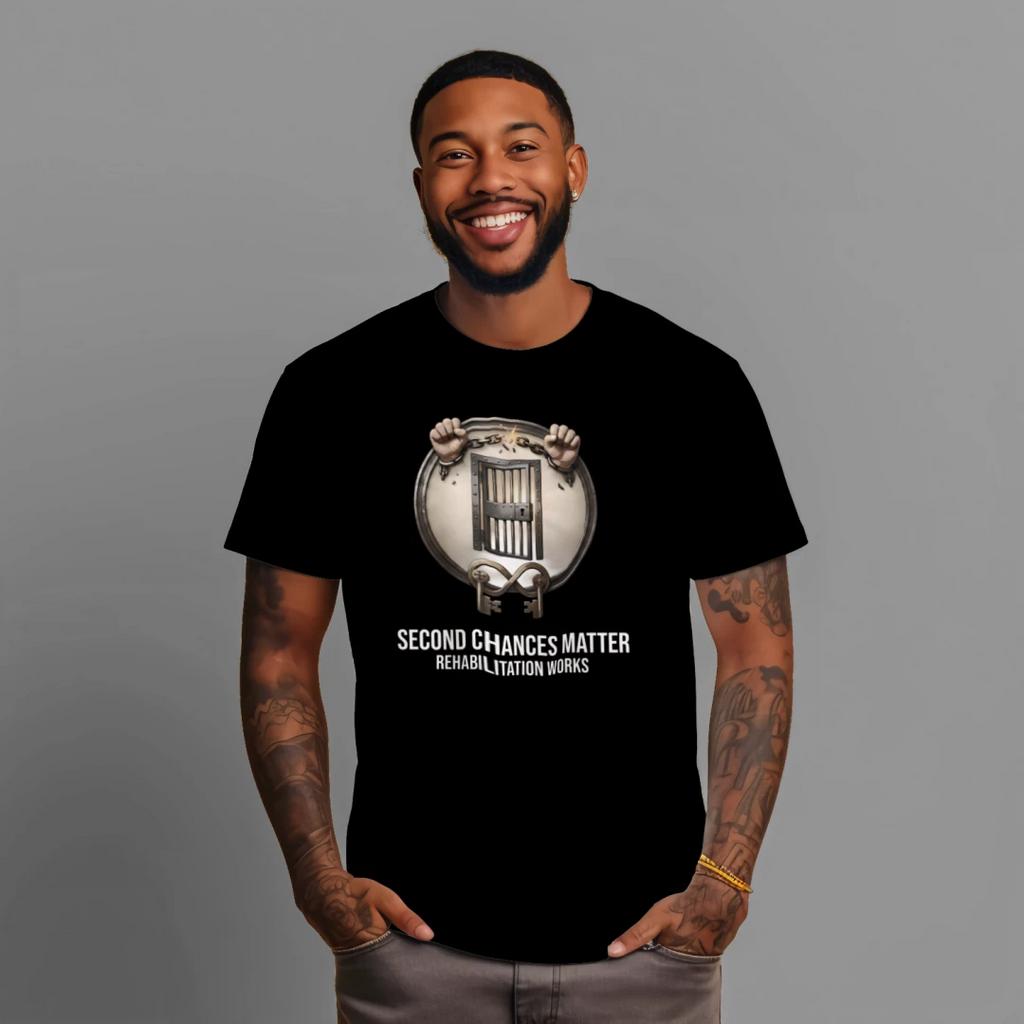 Rehabilitation Works Graphic Tee Second Chances Matter Unisex Shirt