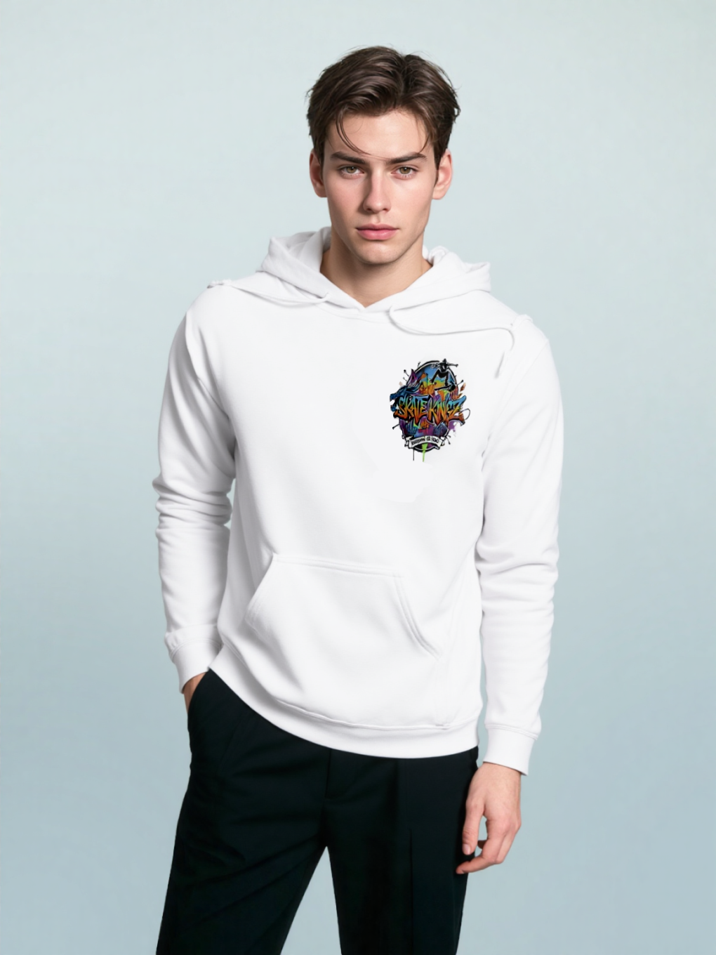 Urban Artistic Threads: Skate Kingz "Defiance on Deck" Hoodie