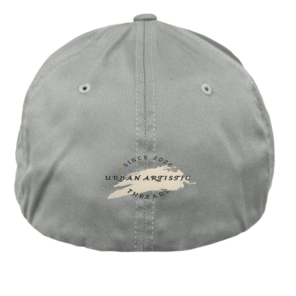 Prison Reform Hat in black text on Wooly Yupoong 6277 six-panel fitted cap, durable everyday activism wear.