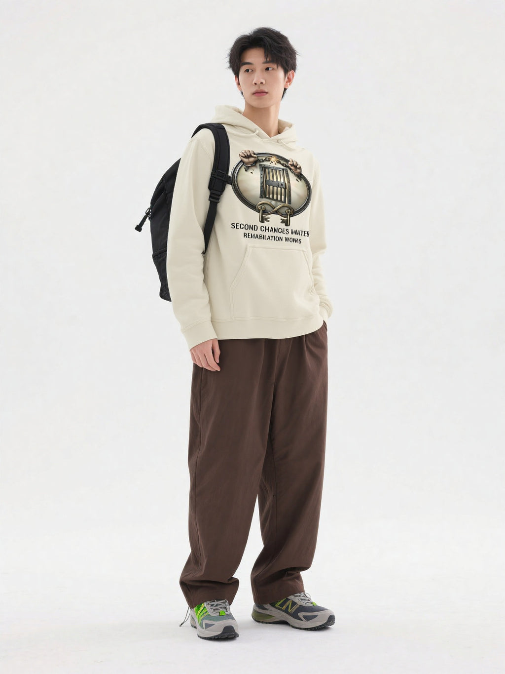Second Chances Matter White Hoodie Prison Reform For Everyday Comfort And Hope