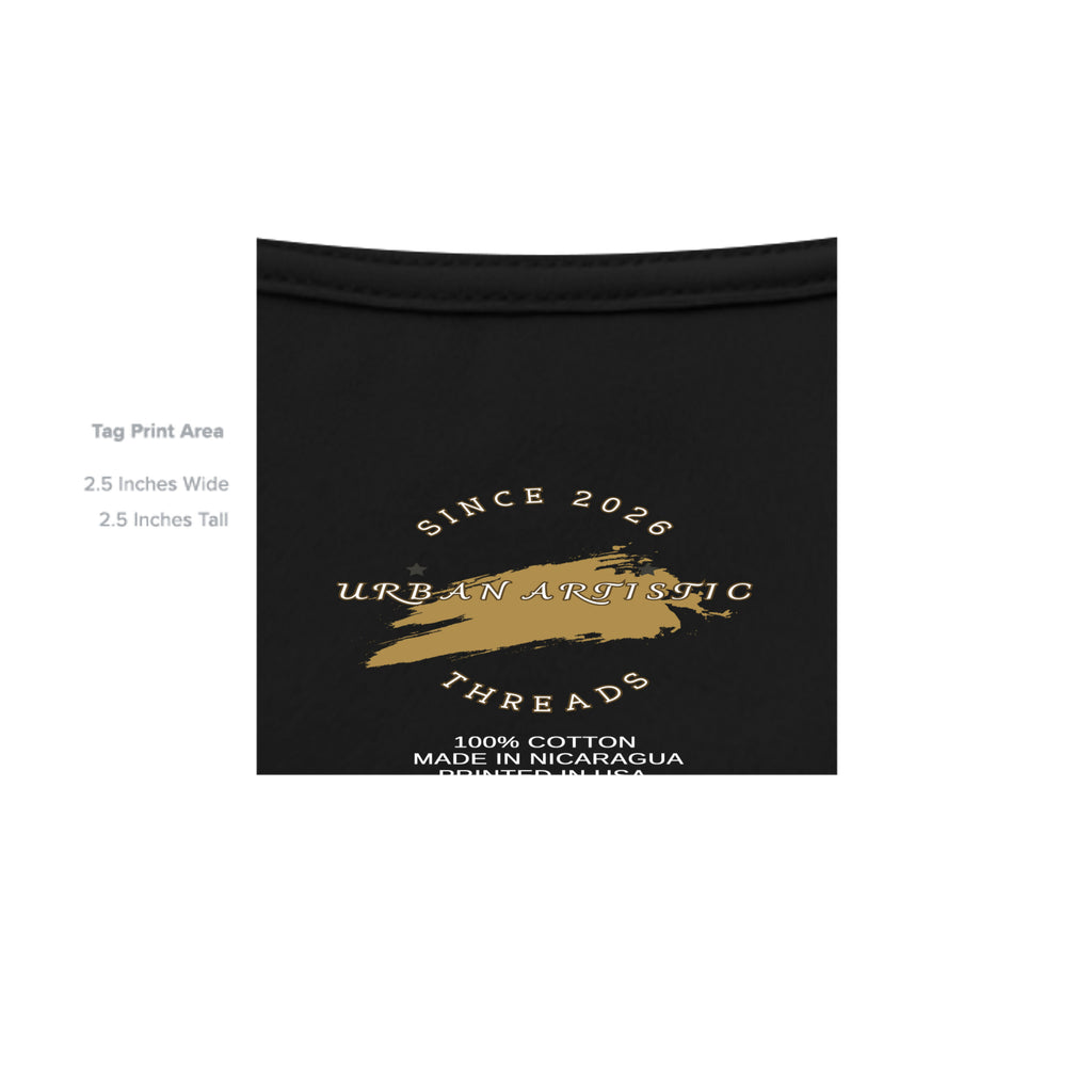 Rehabilitation Works Graphic Tee: Second Chances Matter, unisex shirt on black packaging with Urban Artistic Threads.