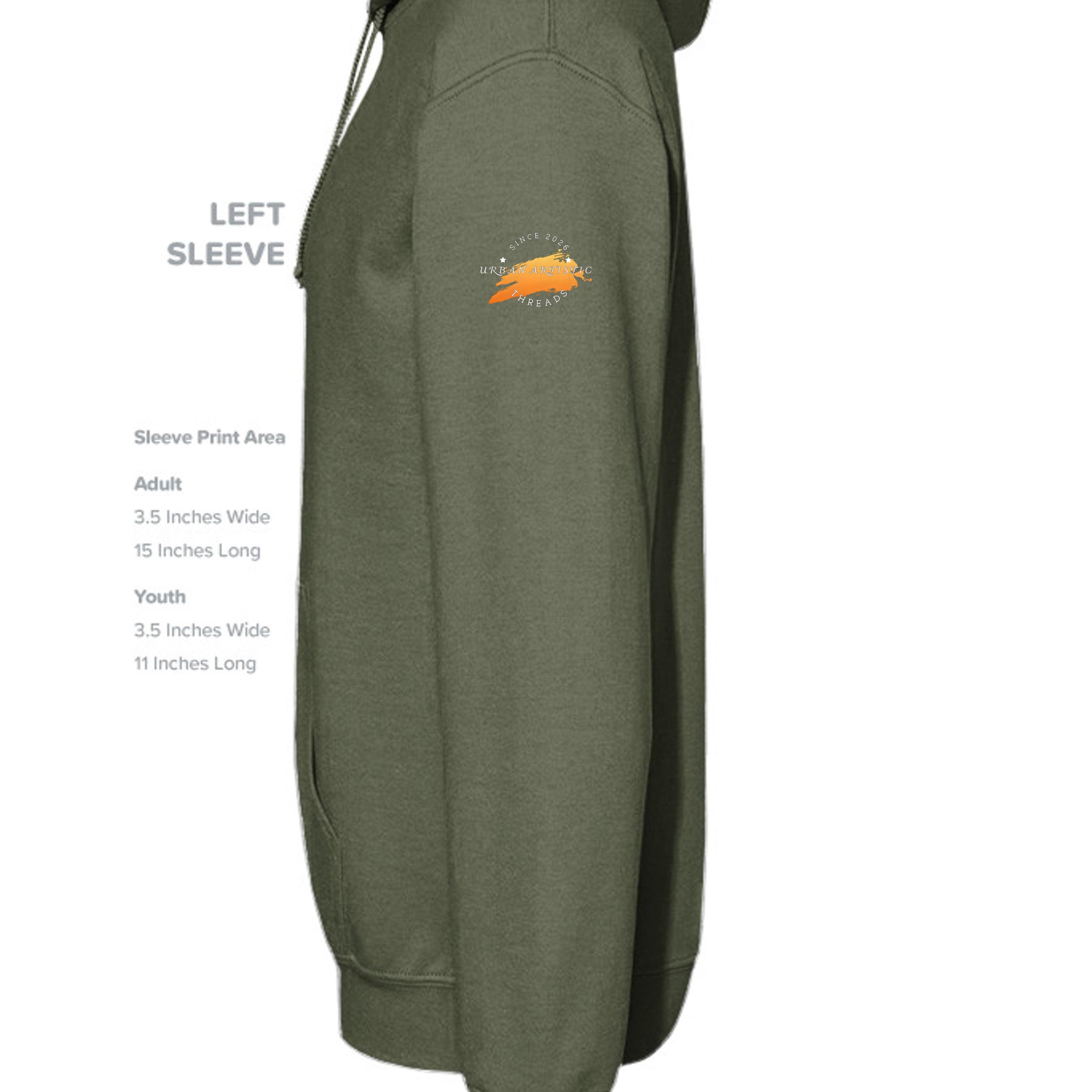 MILITARY GREEN - 3729 - SLEEVE_LEFT